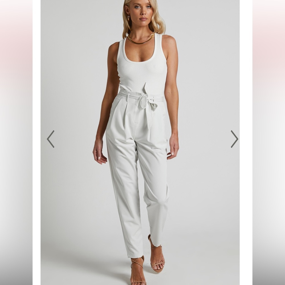 Show Po High Waist Tapered Leg Pants